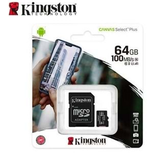 Kingston (SDCS2/64GB) 64GB Micro Sd Class-10 Hafıza Kartı