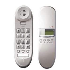 Karel TM902 Beyaz Duvar Tipi Telefonu