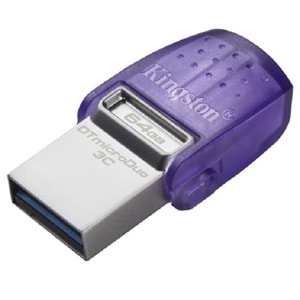 Kingston 64GB microDuo 3C USB 3.2 Gen1 USB Bellek DTDUO3CG3