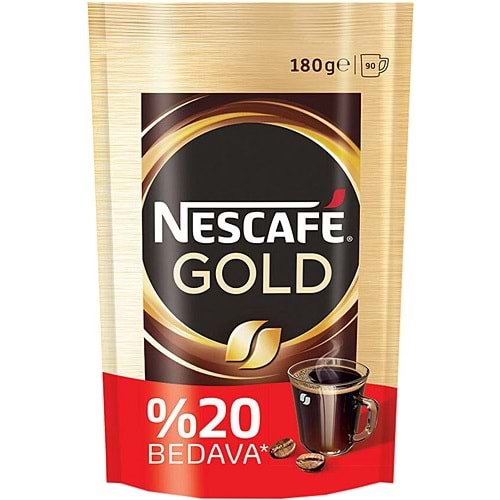 Nestle Nescafe Gold Kahve 180 gr.