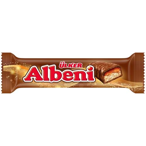 Ülker Albeni Sütlü Çikolata Karamel ve Bisküvi 40 gr. 1 Adet