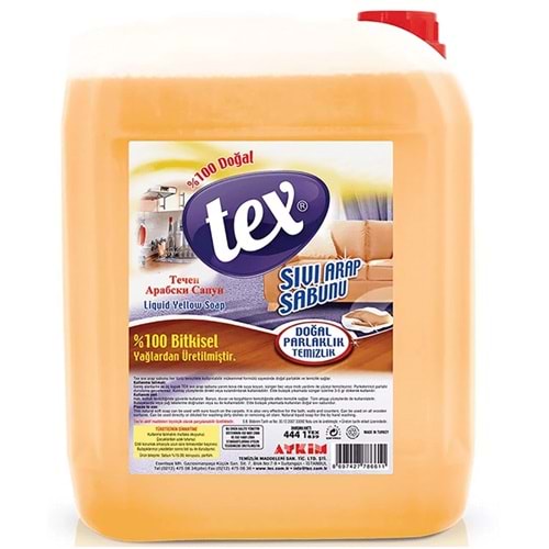 Tex Sıvı Arap Sabunu 5000 ml.