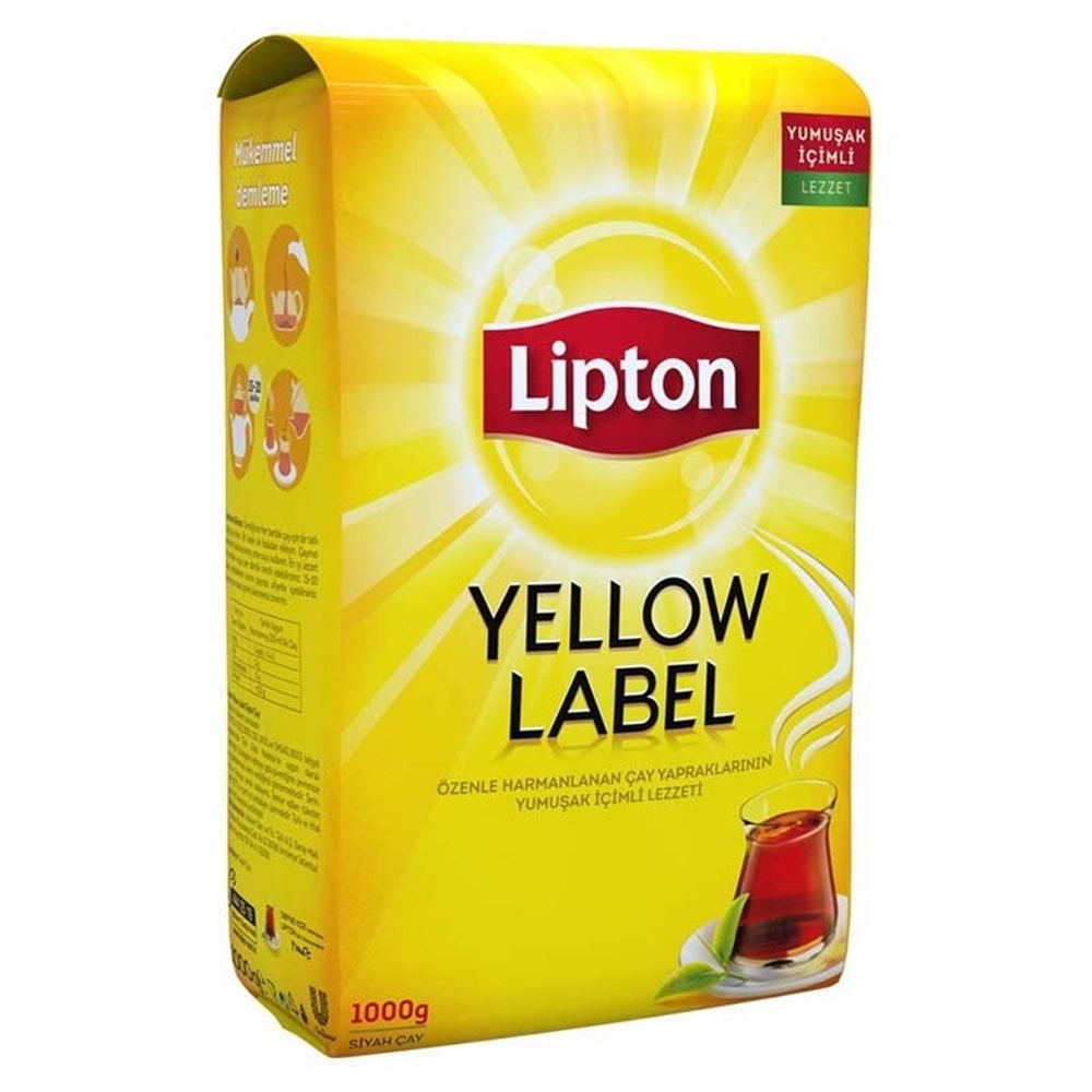 Lipton Yellow Label Siyah Çay 1000 gr. (1 kg.)