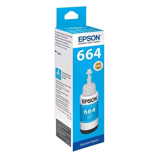 Epson T6642 L100/ L200 / L300 Cyan Mürekkep 70 ml